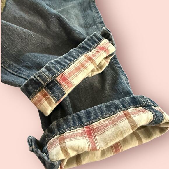 Vtg Y2K Gymboree Denim Overalls Gone Camping 2005 Boys 12-18 Month Happy Moose - Picture 3 of 5